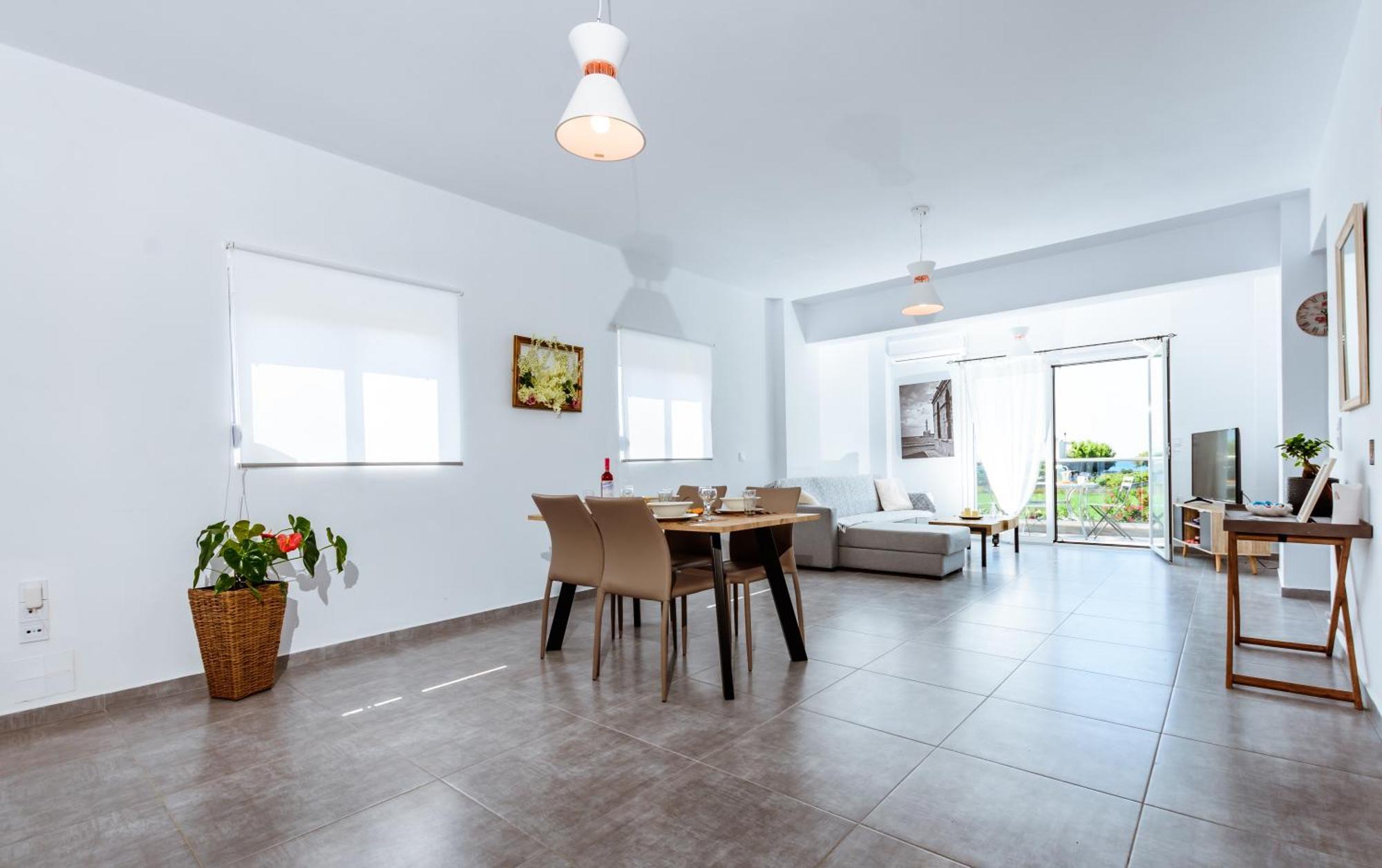Martimi Apartments - 200M From Drapanias Beach - Pool - Hot Tub - Sauna - Bbq Kissamos Ruang foto