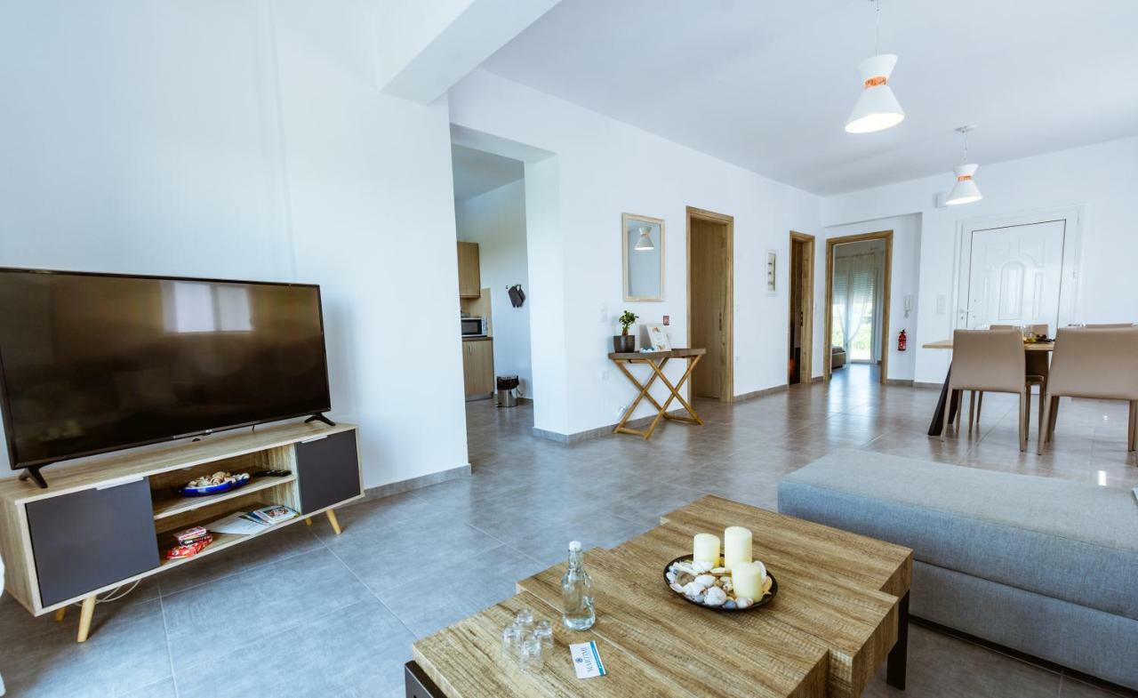 Martimi Apartments - 200M From Drapanias Beach - Pool - Hot Tub - Sauna - Bbq Kissamos Bagian luar foto