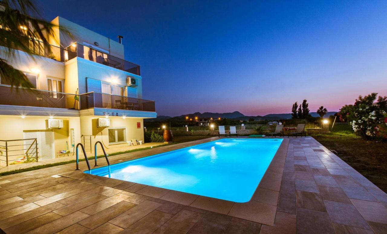 Martimi Apartments - 200M From Drapanias Beach - Pool - Hot Tub - Sauna - Bbq Kissamos Bagian luar foto
